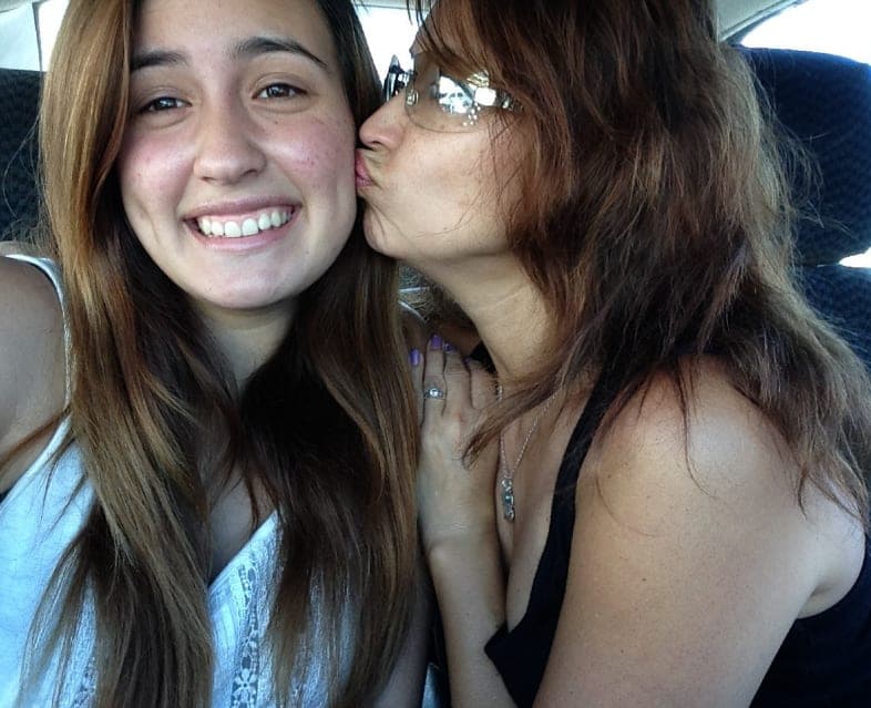 Valentina with her mom, Lili